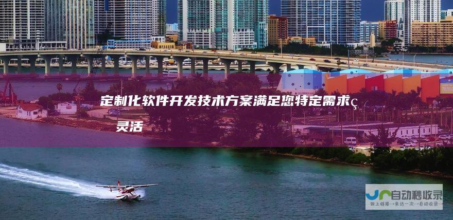 定制化软件开发技术方案：满足您特定需求的灵活高效解决方案